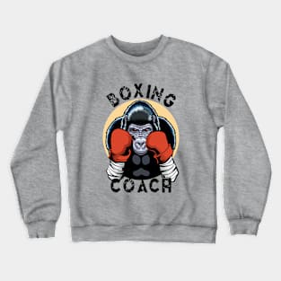 Boxing Coach Gorilla Crewneck Sweatshirt